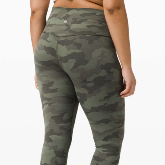 lululemon athletica Pants - Lululemon Align Pant 28" Heritage 365 Camo Green Twill Multi Size 4